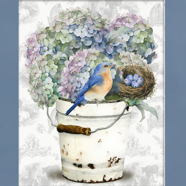 Bird and Hydrangea Collection