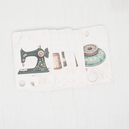 Sewing Machine Floss Cards