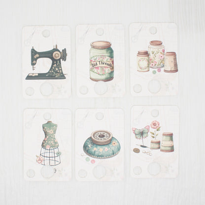 Sewing Machine Floss Cards