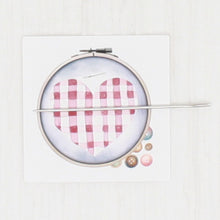 Cross Stitch A Heart Needle Minder