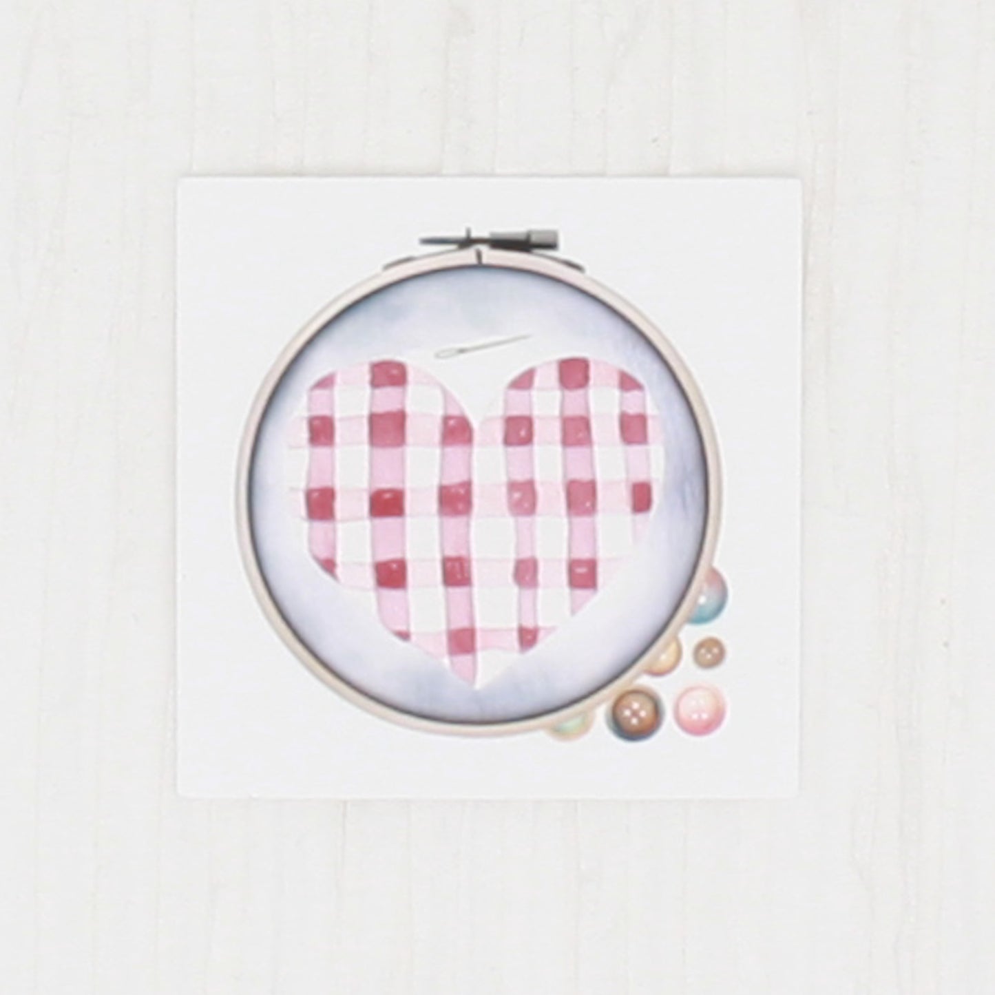 Cross Stitch A Heart Needle Minder