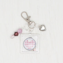 Cross Stitch A Heart Zipper Pull/Mini-Fob