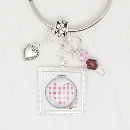 Cross Stitch A Heart Floss Ring