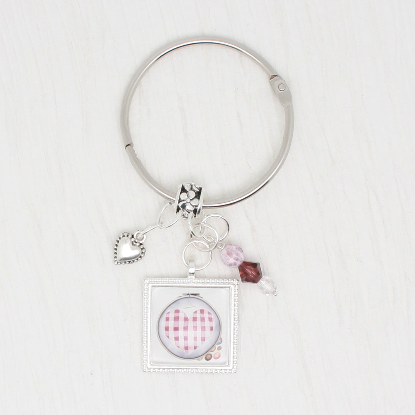 Cross Stitch A Heart Floss Ring