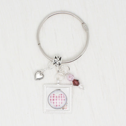 Cross Stitch A Heart Floss Ring