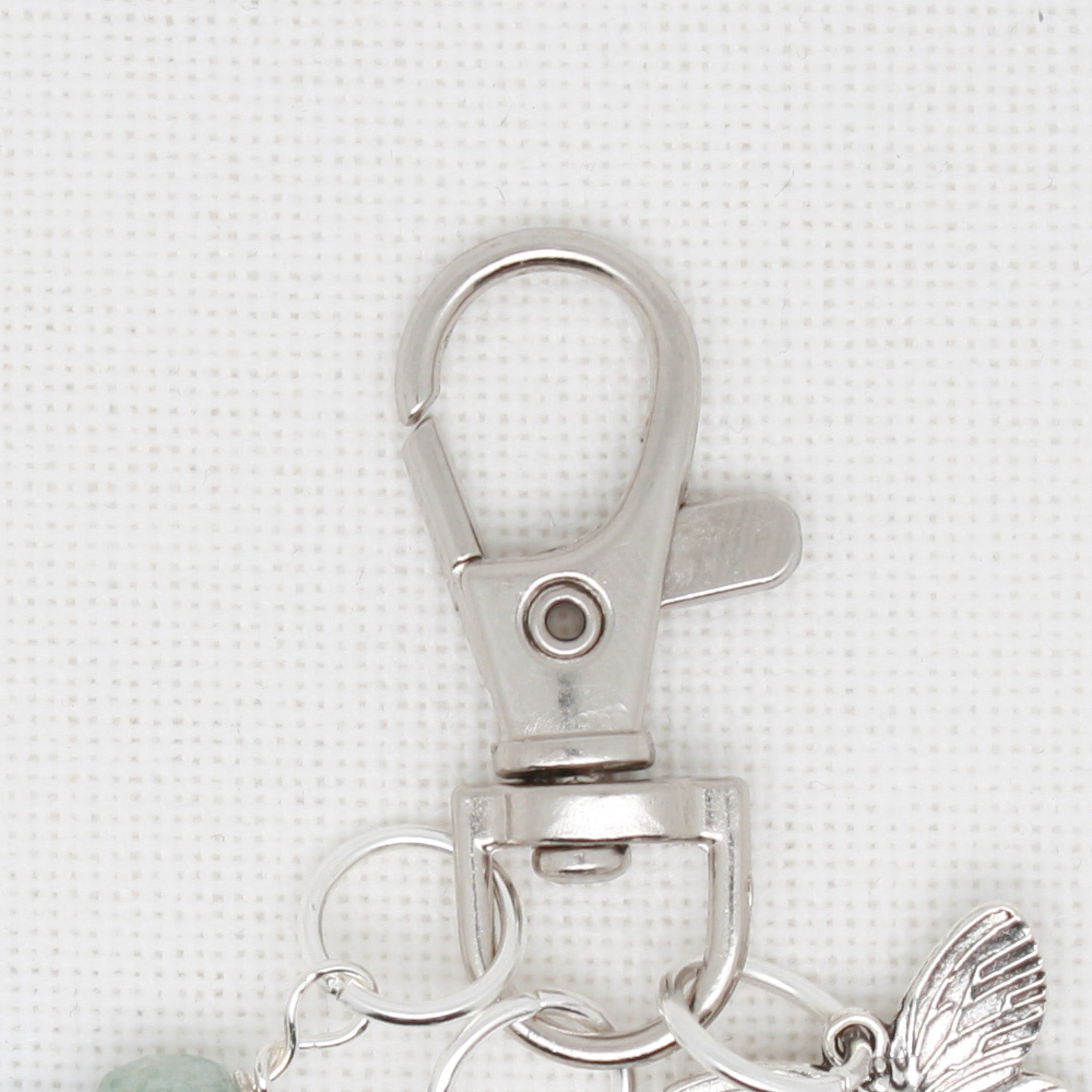 Blue Butterfly Zipper Pull/ Mini- Fob