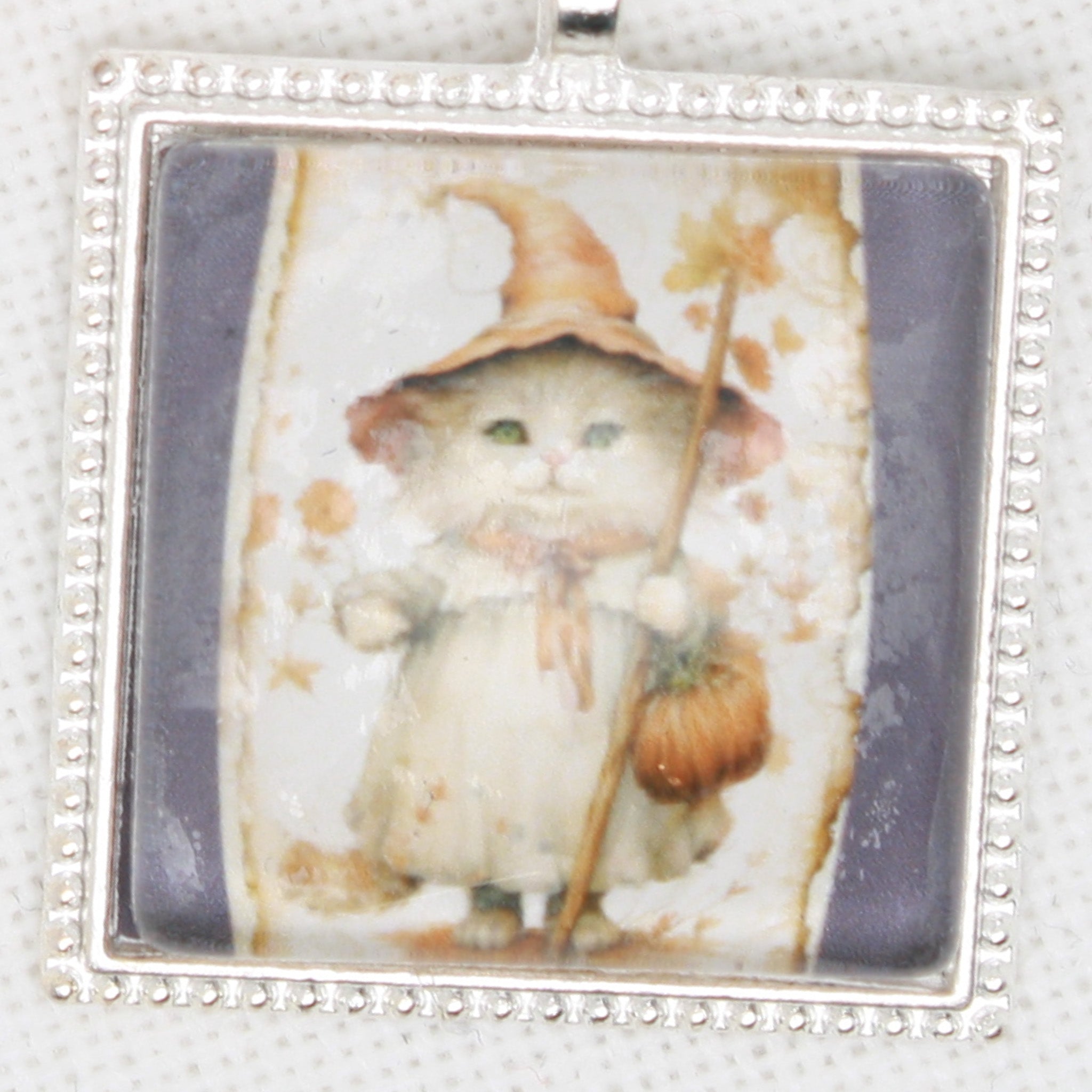 Witch Kitty Zipper Pull/ Mini- Fob (Copy) (Copy)