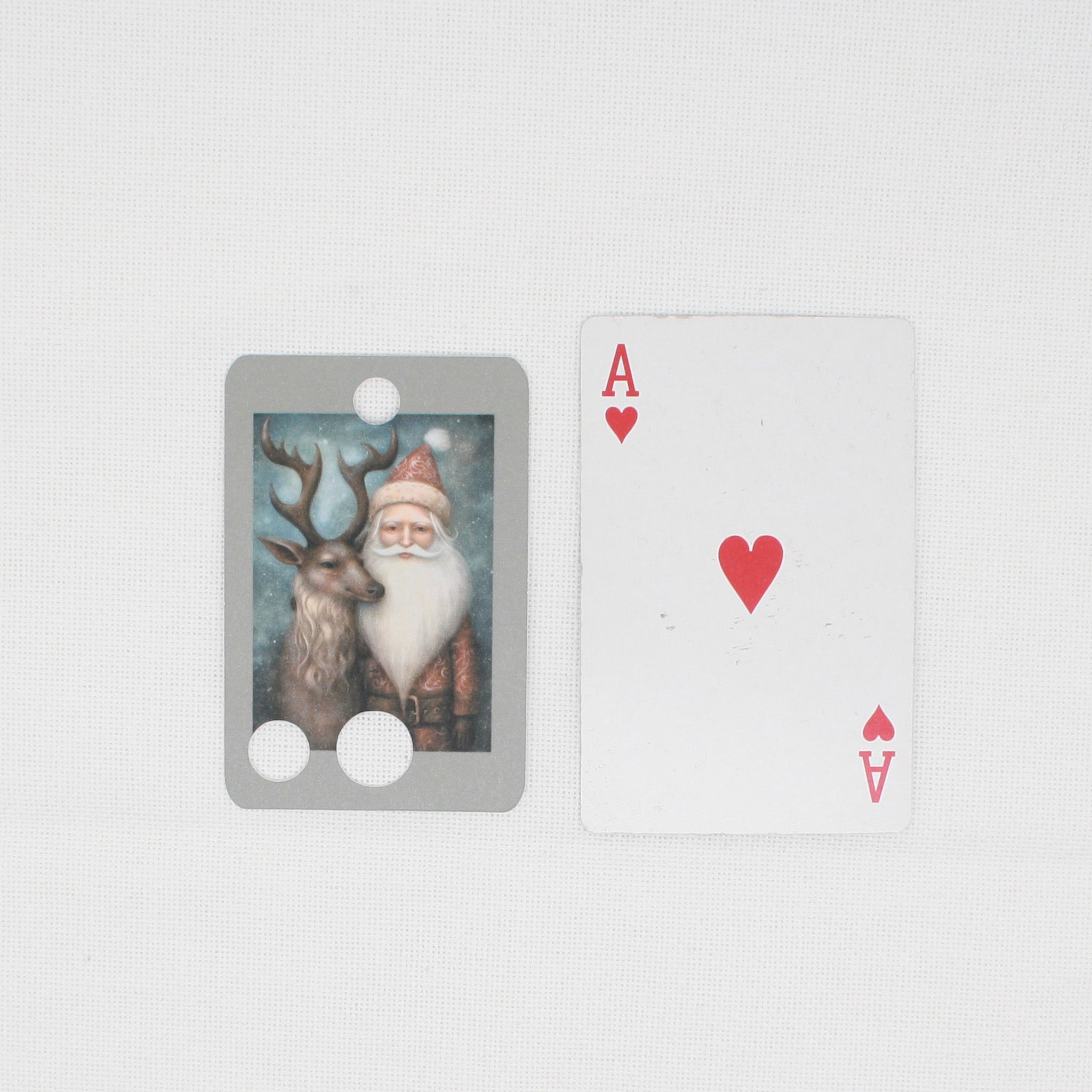 Santa and Reindeer Floss Cards