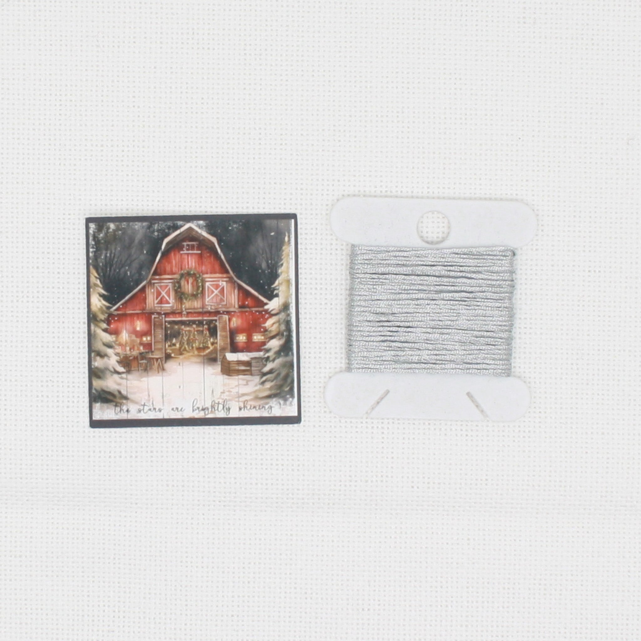 Christmas Barn Needle Minder