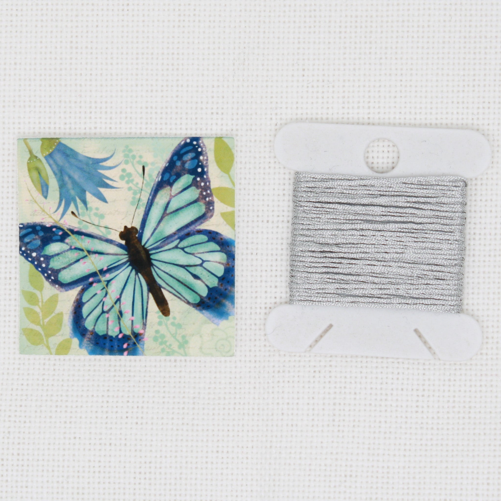 Blue Butterfly Needle Minder