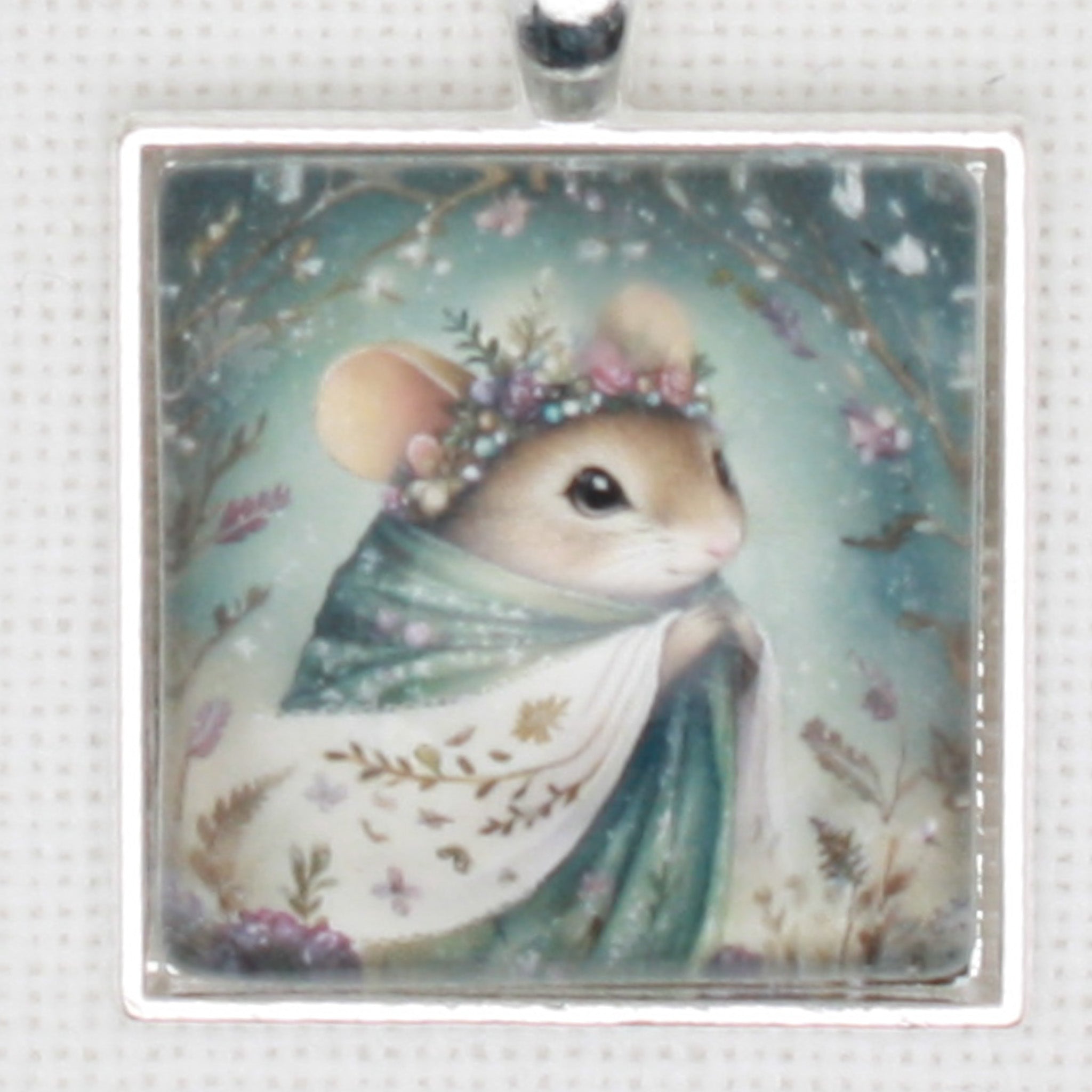 Winter Animals Mouse Floss Ring