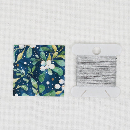 Blue Floral Pattern Needle Minder