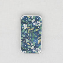 Blue Floral Pattern Needle Tin