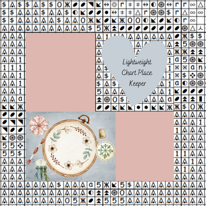 Cross Stitch/Embroidery Chart Place Keeper