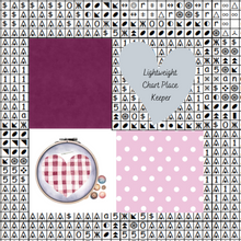 Cross Stitch A Heart Chart Place Keeper