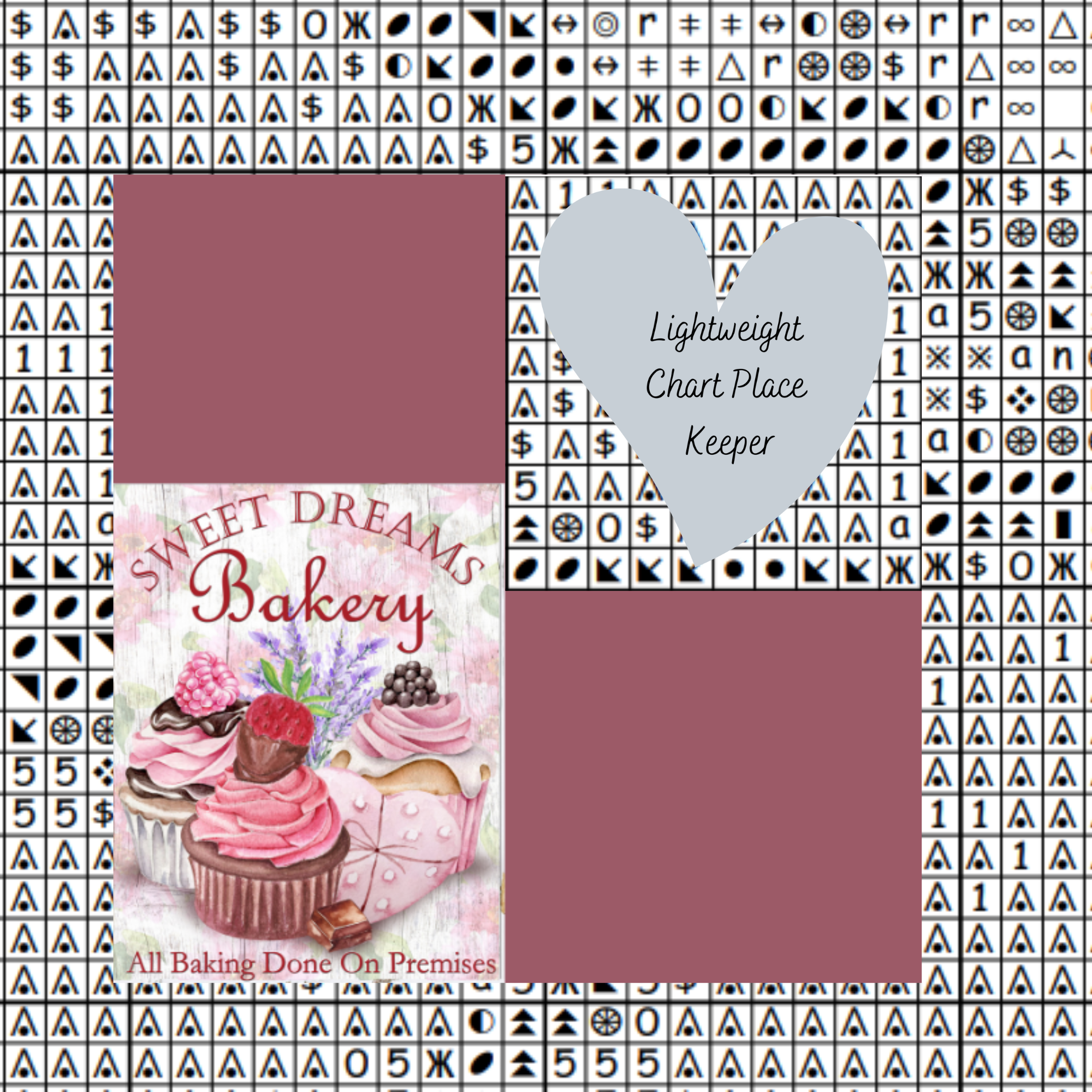 chart place keeper valentine bakery