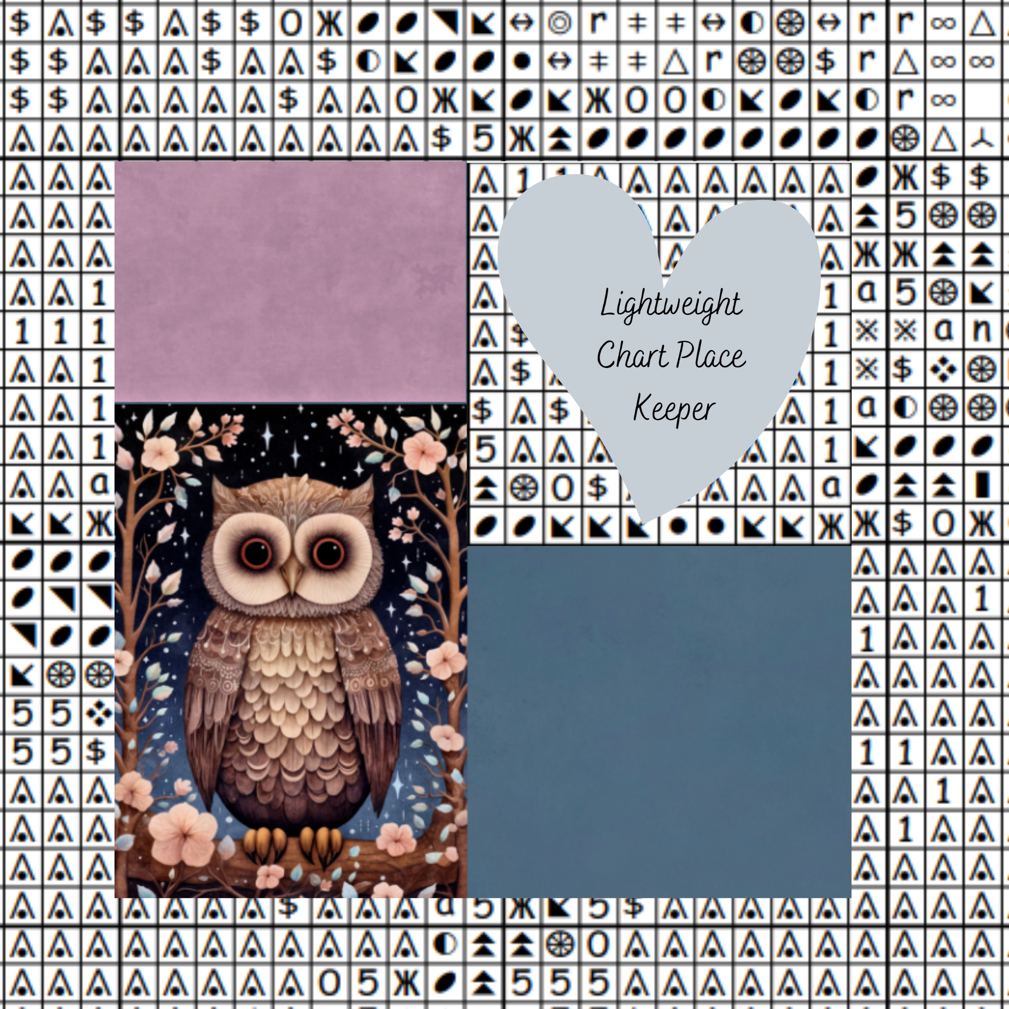 chart place keeper winter animals 1 owl 2