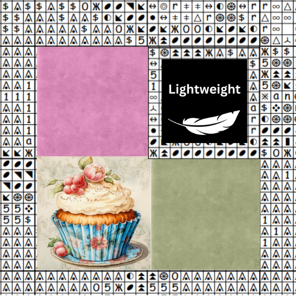 cupcake chart place keeper